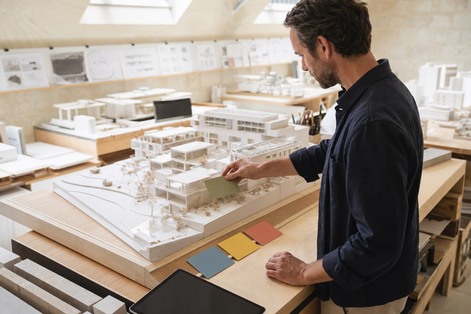Project manager matching completed model stages with the selected billing method