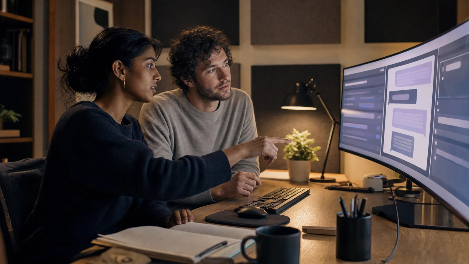 Product analyst and developer testing an assistant connected to Tempolia